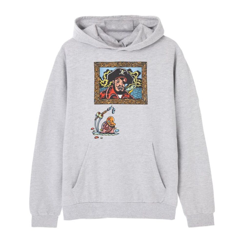 SpongeBob SquarePants Mens Artistic Hoodie / Grey Marl